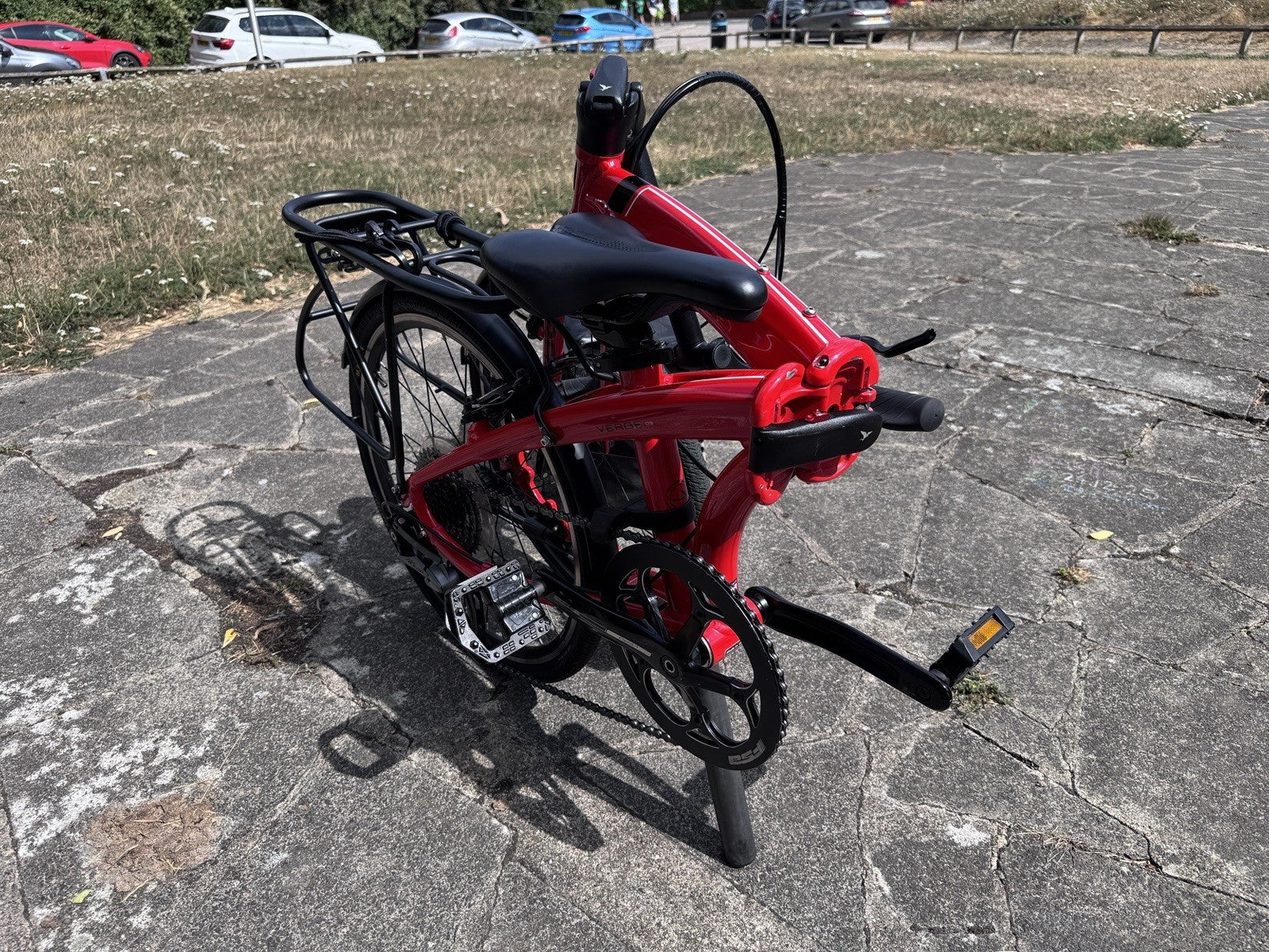 Tern Verge D9 Folding Bicycle Red - In Excellent Condition