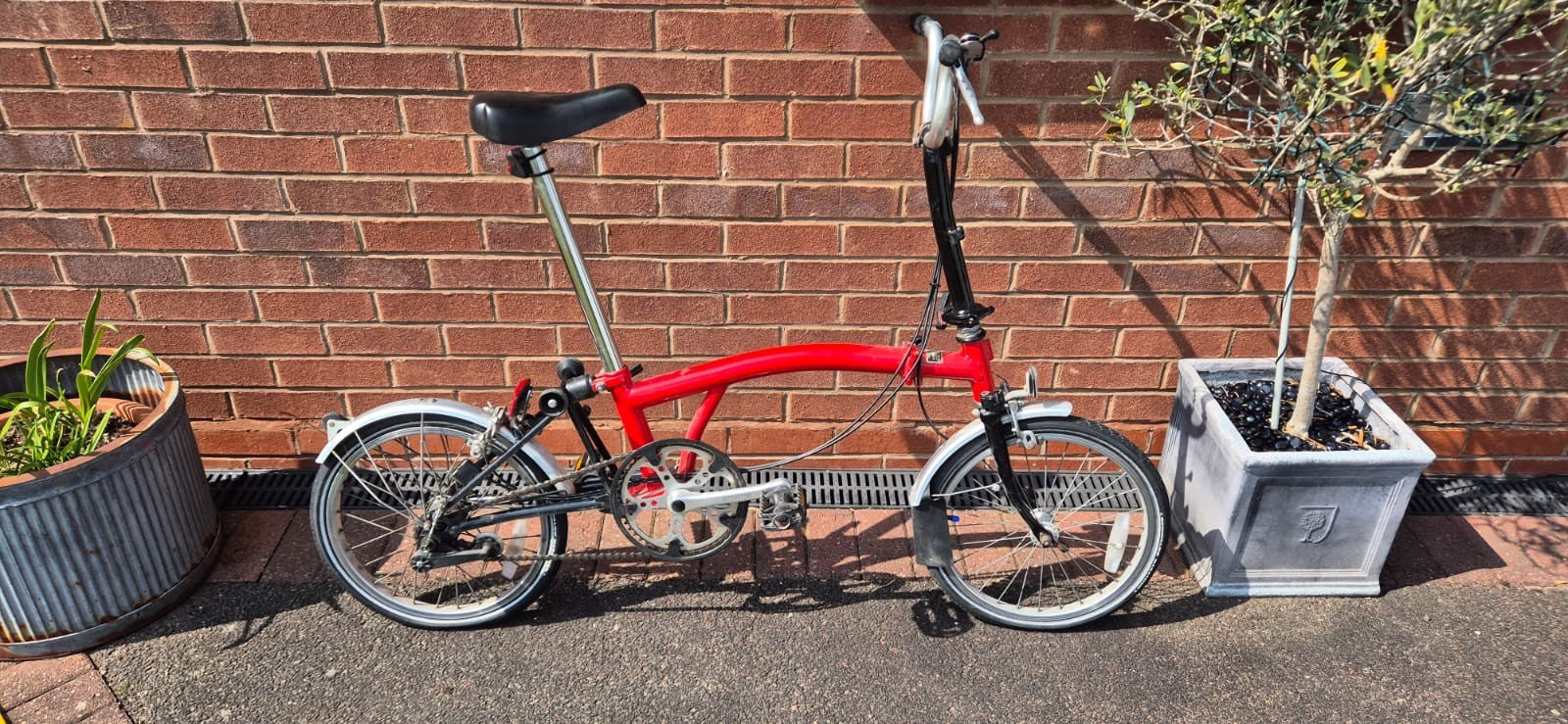 Brompton C Line 3 Speed Folding Bike Red