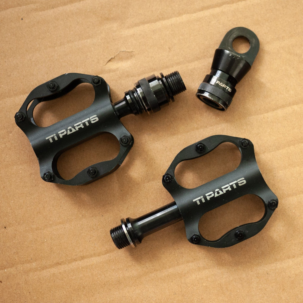 Brompton Ti Parts Workshop Single Quick Release Mini Pedal Titanium Pedal Holder