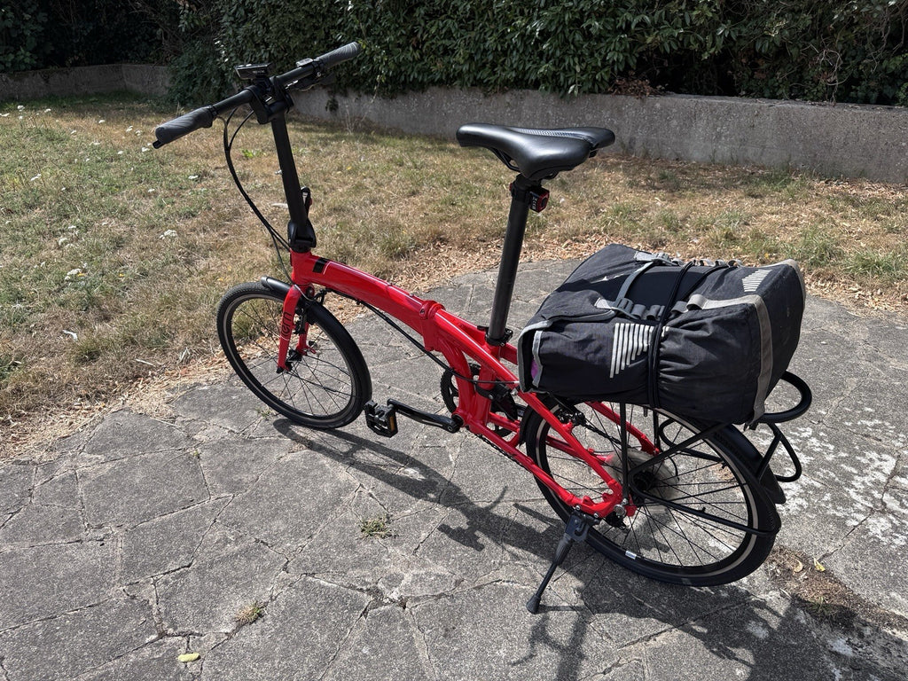 Tern Verge D9 Folding Bicycle Red - In Excellent Condition