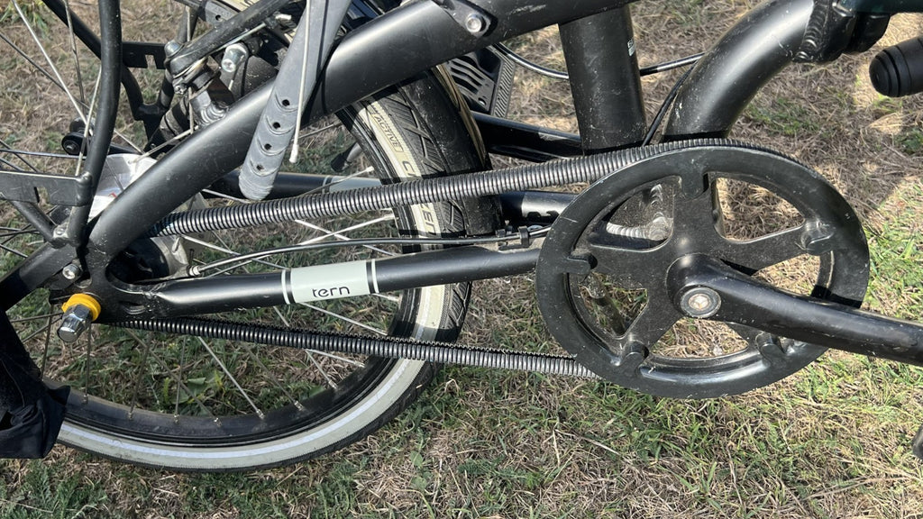 Tern 20” Link D7i 7 Speed Folding Bike & Trolley Rack with Integral Cover