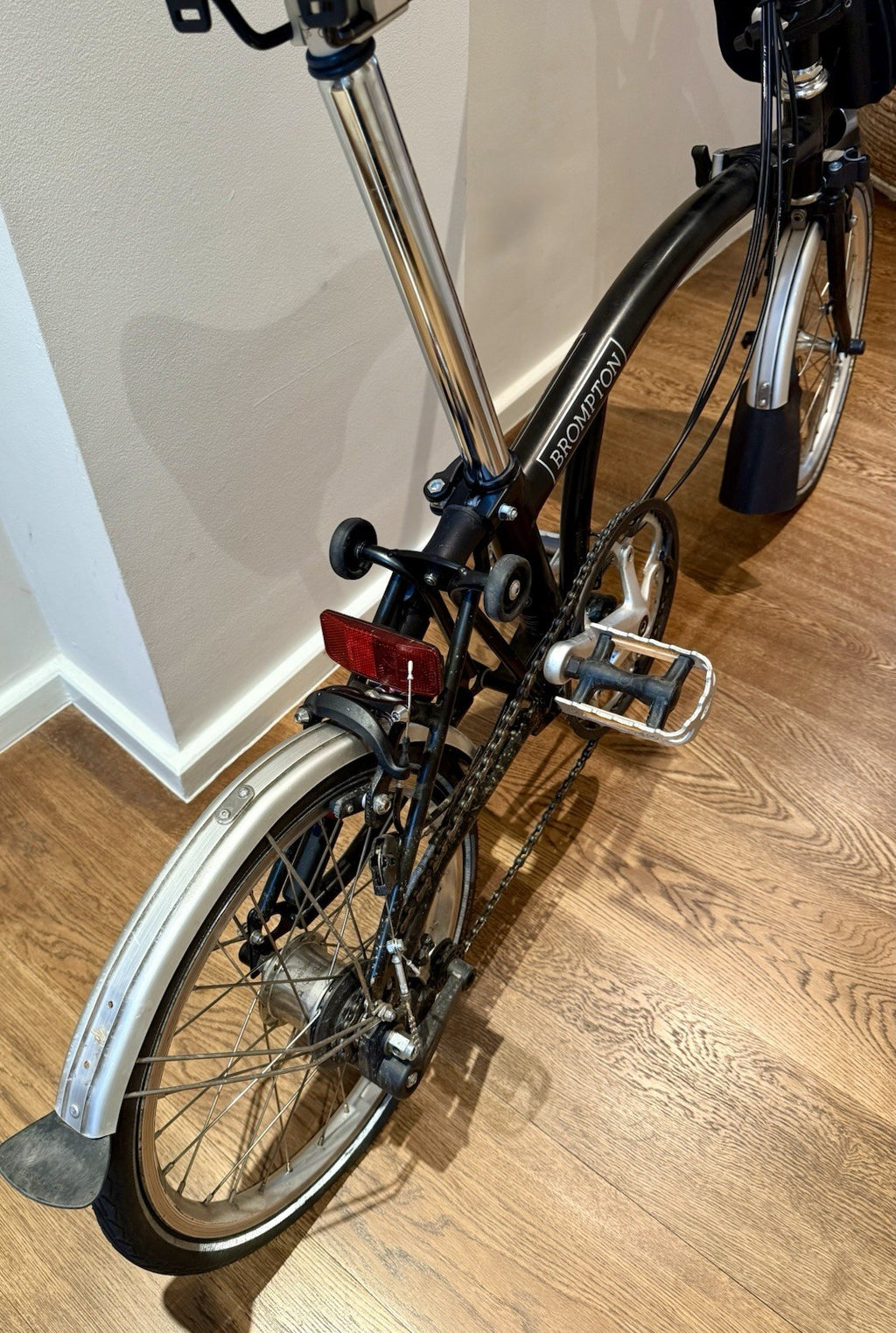 Brompton Folding Bike Black 6 Speed + 2xBrompton Bag, LITELOK, Lights & Cover