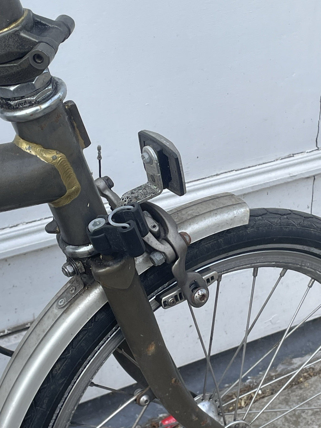 Brompton S3R 3-Speed Folding Bike - Raw Lacquer