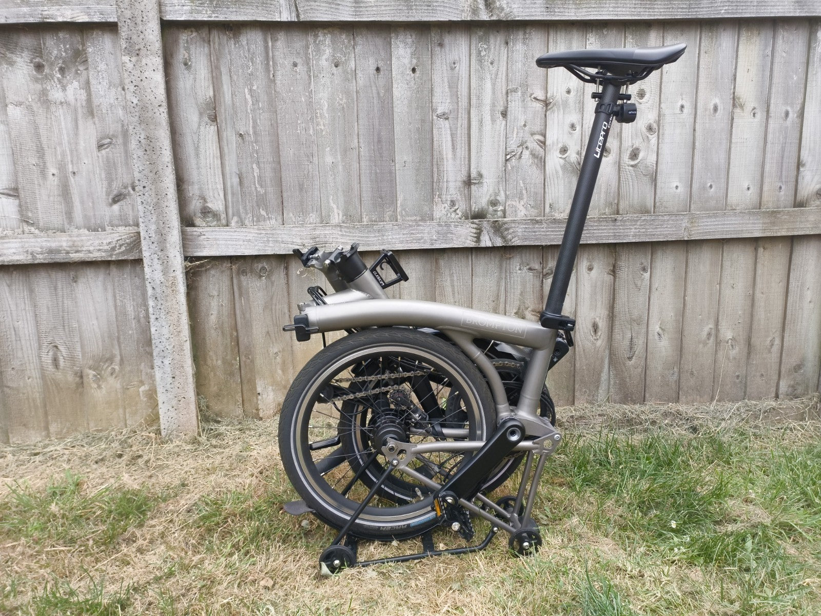 Brompton T Line Titanium Carbon 12 Speed  Folding Bike