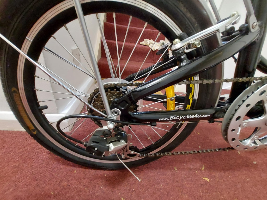 Milan Explorer Folding Bicycle. Black 20 Wheels Excellent Condition