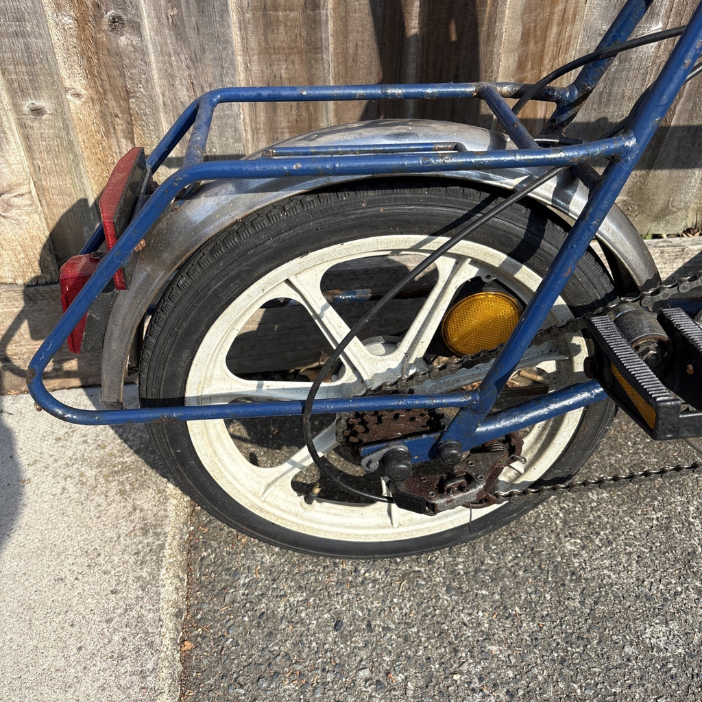 Vintage DI BLASI Folding Bike- Navy 4 Gears