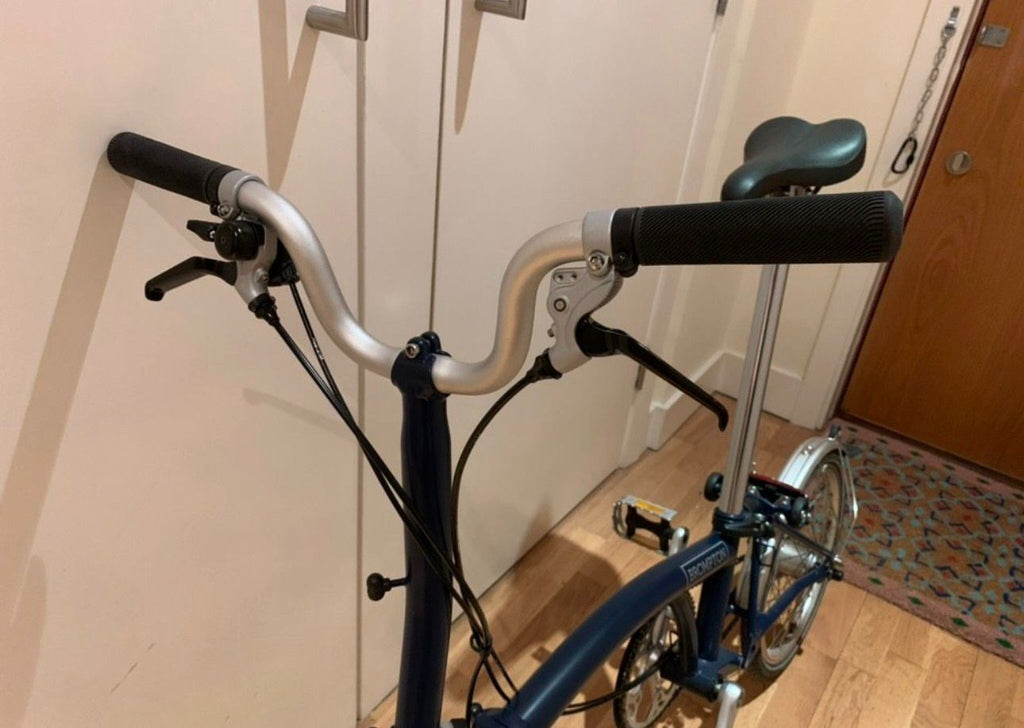 2022 Brompton C Line 3 Speed Folding Bike | Blue | Mudguards Excellent Condition