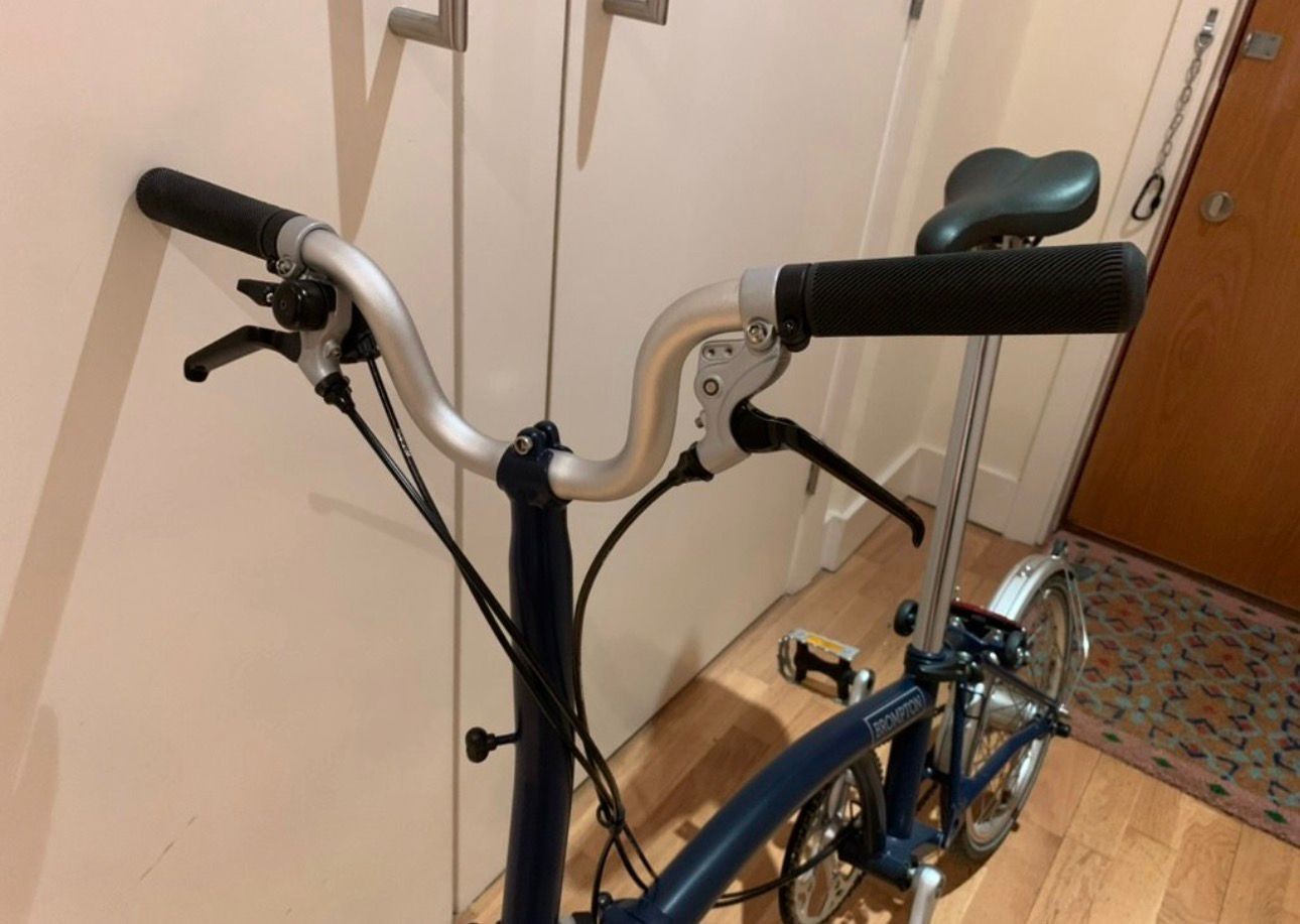 2022 Brompton C Line 3 Speed Folding Bike | Blue | Mudguards Excellent Condition