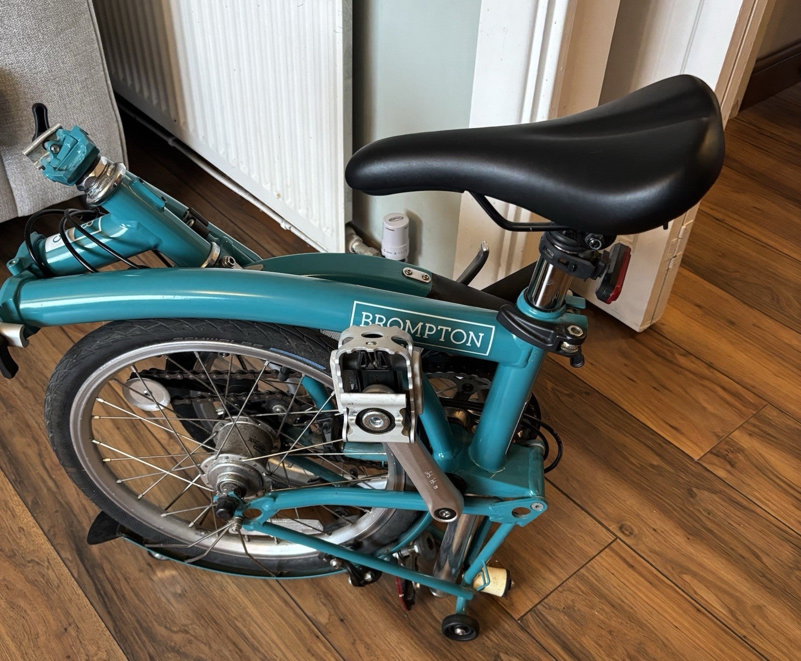 Brompton B75 16" Folding Bike - Blue