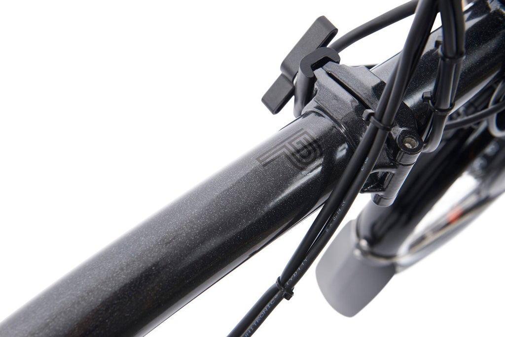 Brompton P Line Electrc Urban 4S, Midnight Black Edition Mid Handlebar RRP £3800