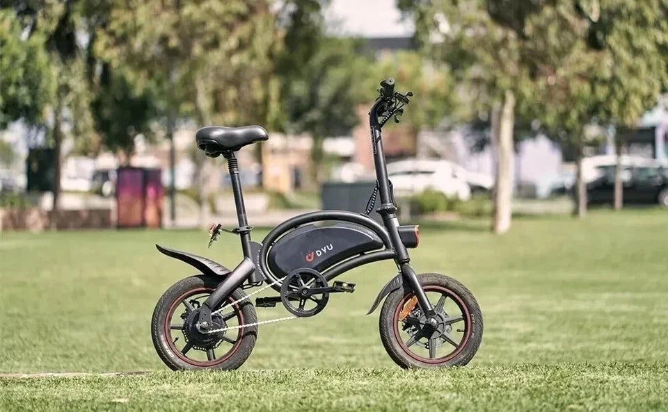 DYU D3F 14" Folding E -  Bike 250-W 36-V 10/Ah E- Bike E- City Bike 25km/h 50km