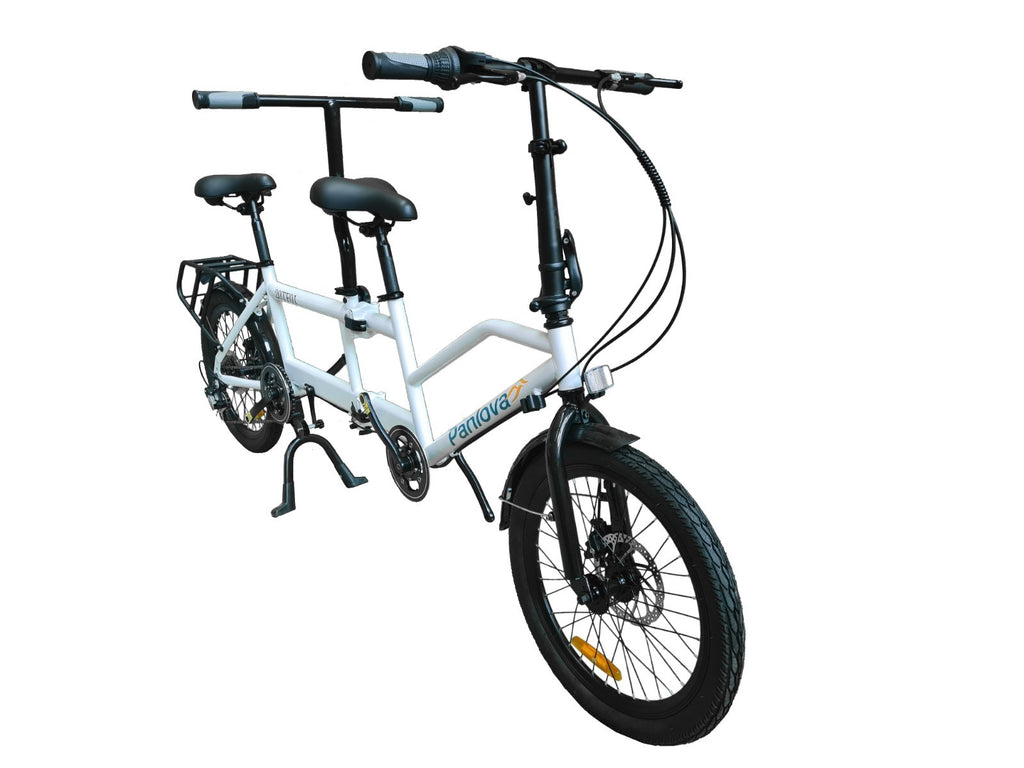 20" Wheel Folding Tandem Bicycle bike, 7 SP Shimano, Full Disc Brakes -20TF01W5R