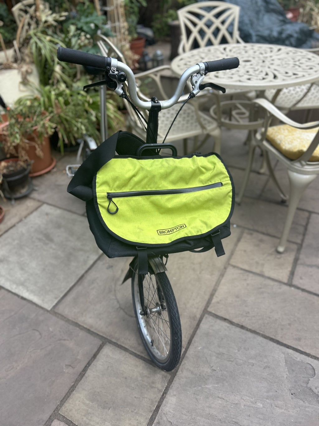 2018 Brompton M3L Folding Bike - Lime Green - Premium Bundle with 2x S-Bags