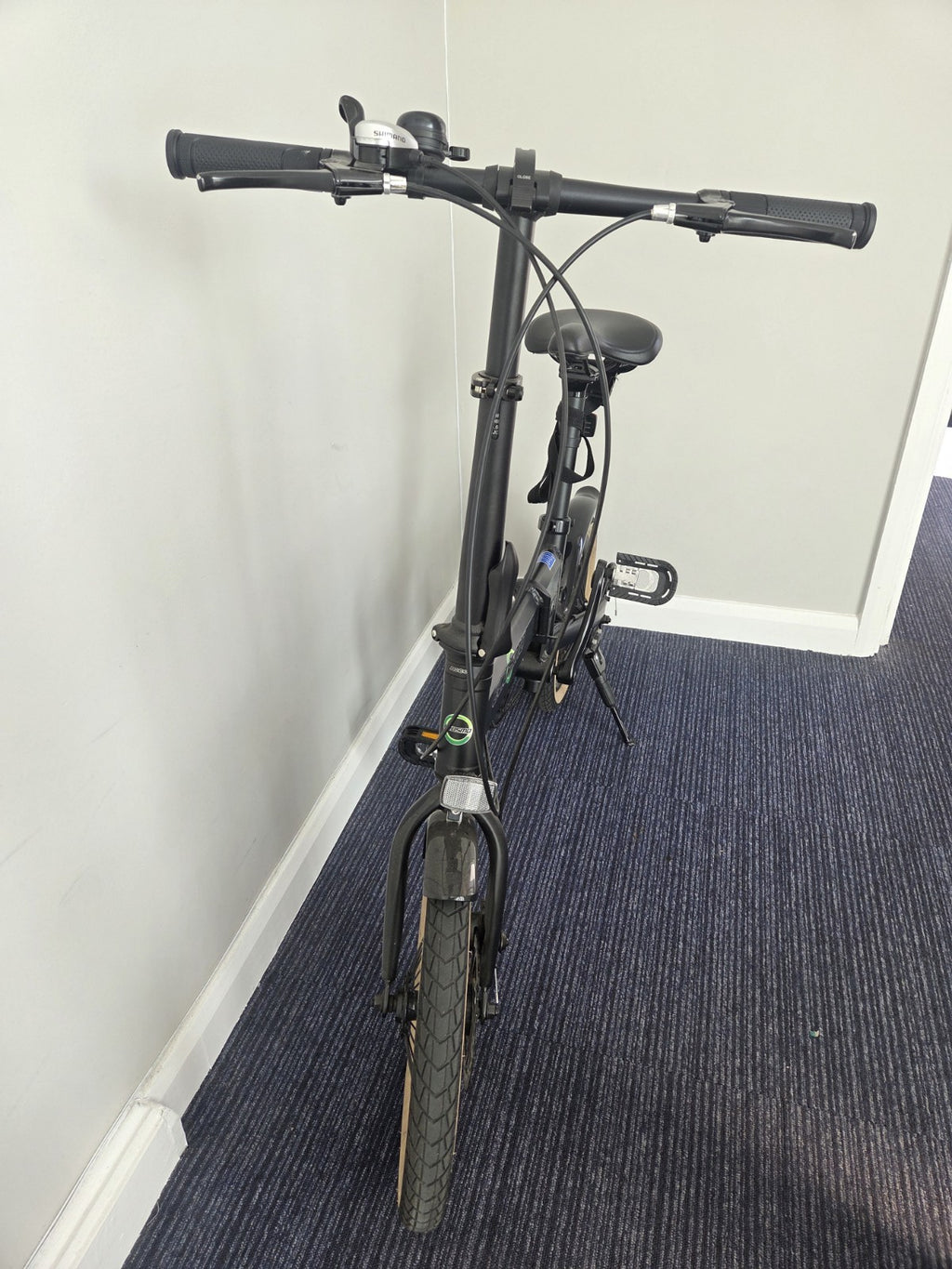 ECOSMO 16" Lightweight Alloy Folding Bicycle,6 Speeds, Dual Disc brakes