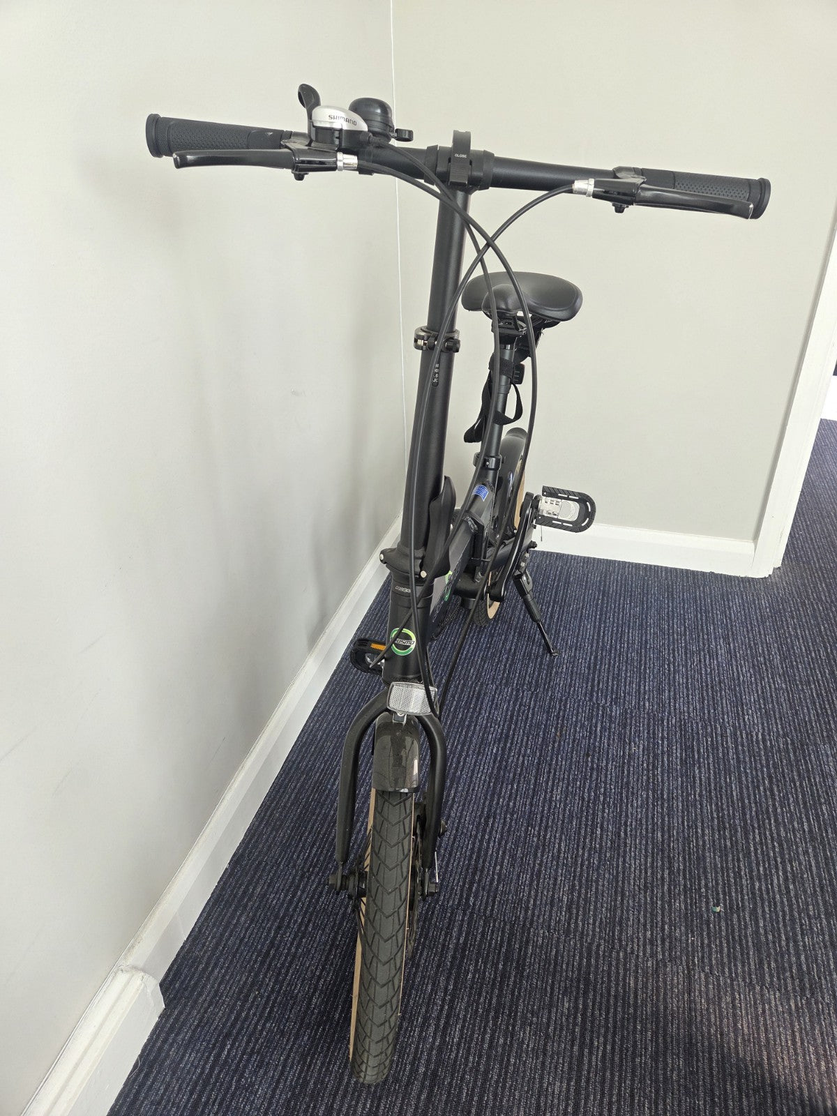 ECOSMO 16" Lightweight Alloy Folding Bicycle,6 Speeds, Dual Disc brakes