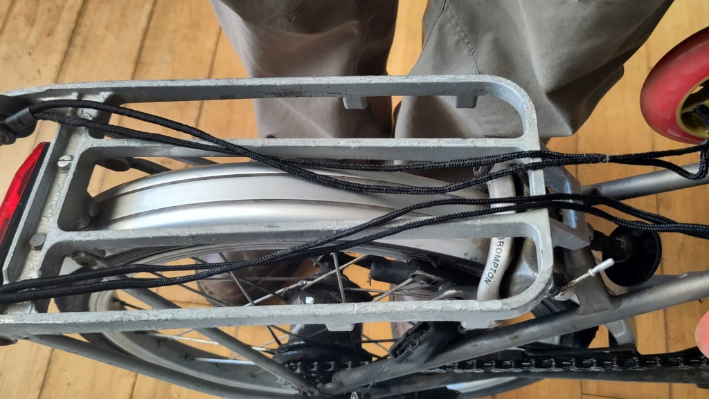 Brompton 2010 Titanium M6R Folding Bike twistgrip
