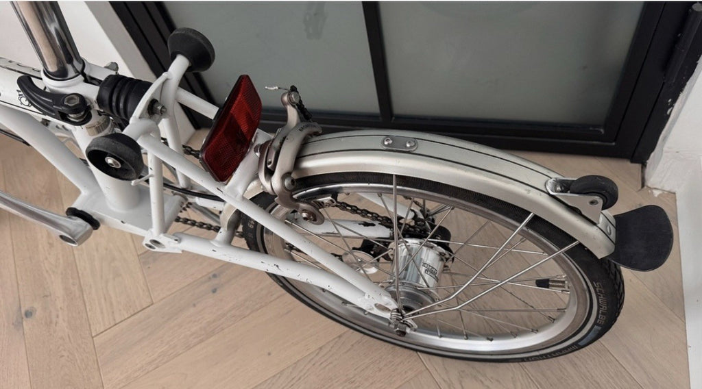 Brompton S3L Folding Bike 3-Speed - WHITE, Camden