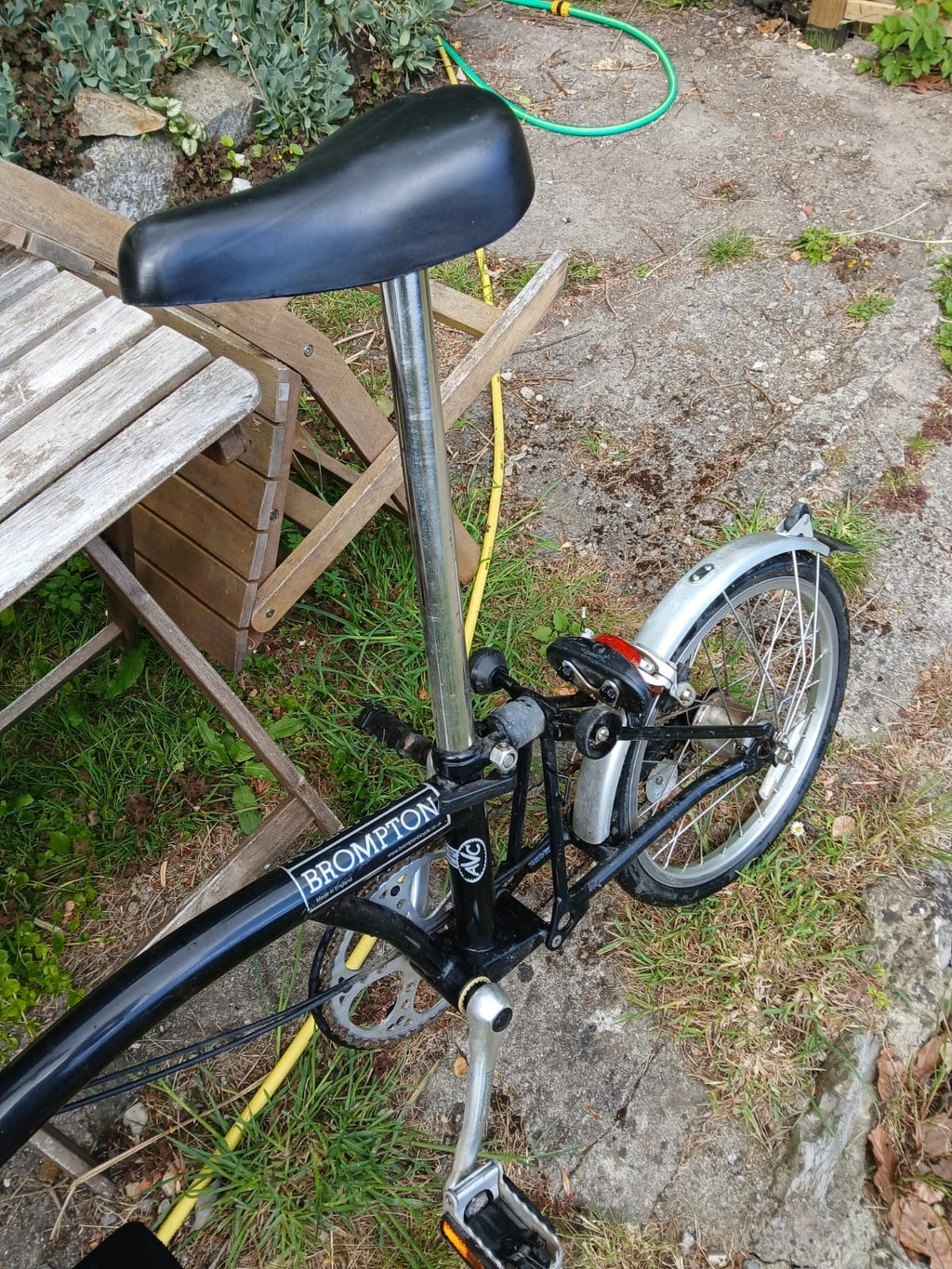 Brompton Folding Bike 3-Speed, Black