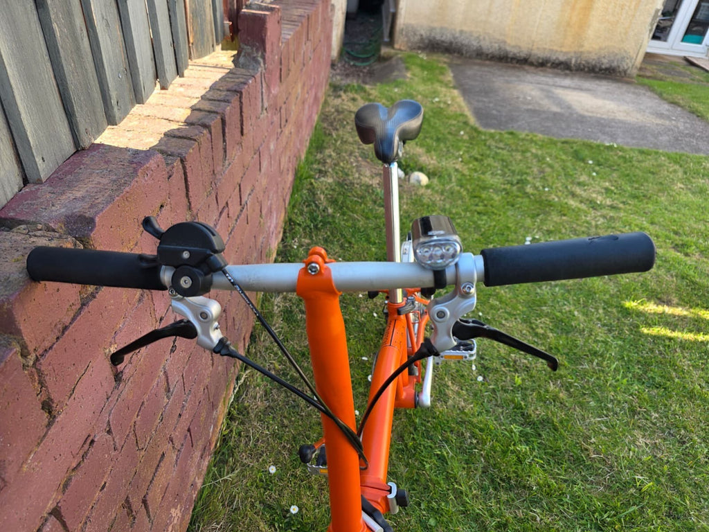 Brompton M6L Folding Bike - Orange Speed