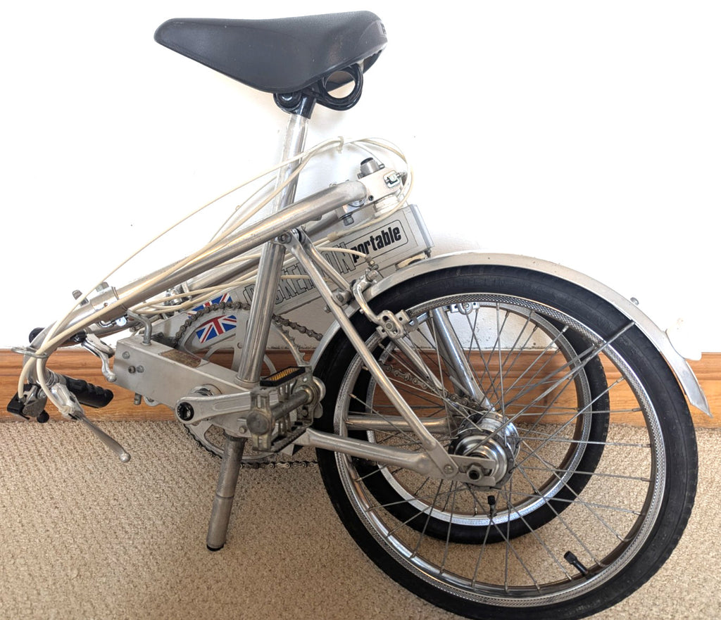 Vintage 1980 Bickerton Portable Folding Bike Compact Portable Excellent