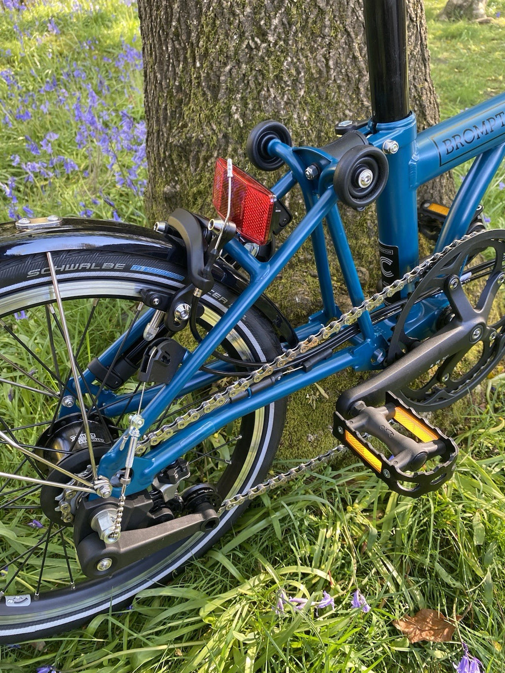 Brompton C-Line 6-Speed in Ocean Blue (Discontinued) - Mid bar - April 2026 -New