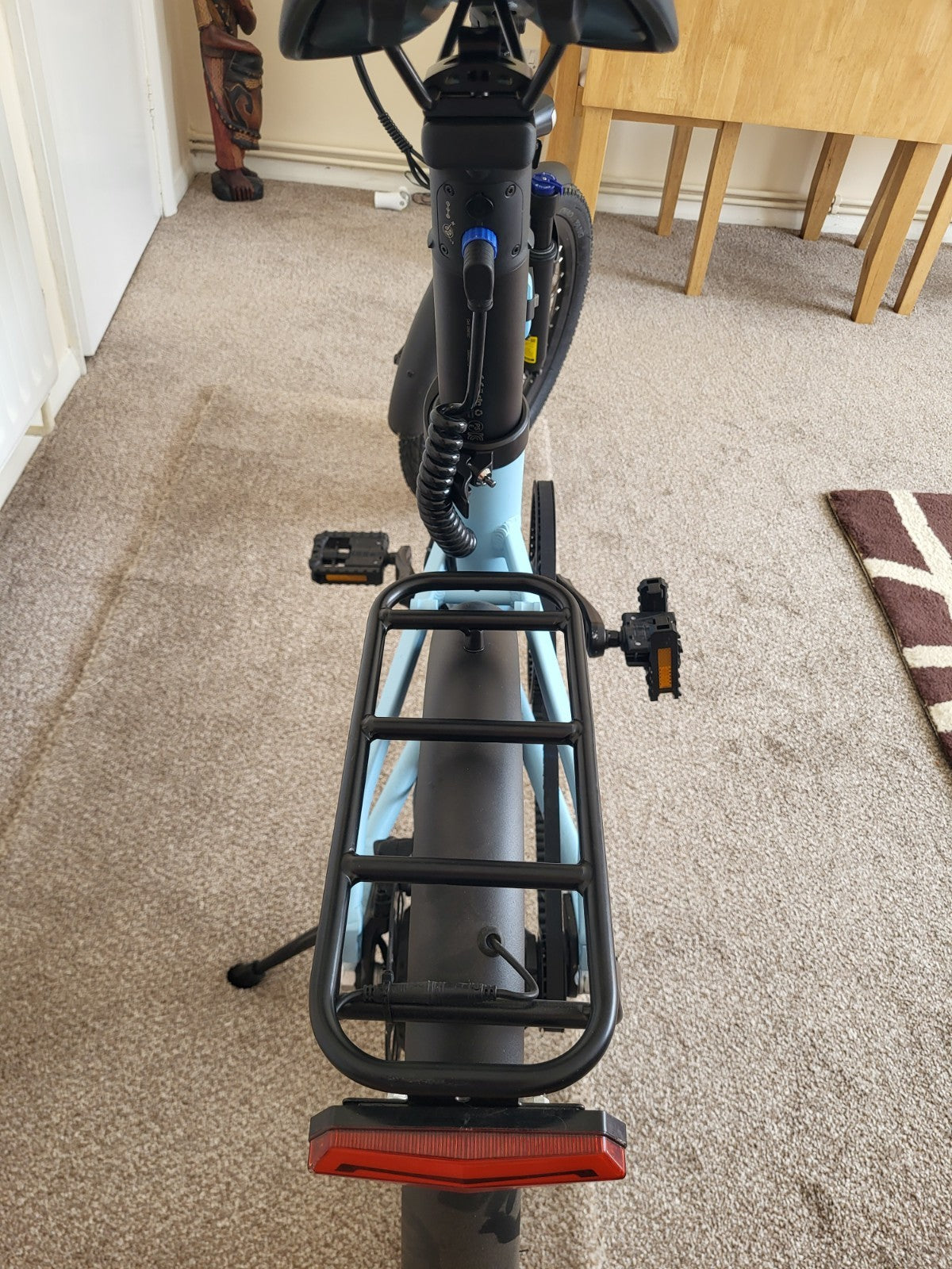 ADO AIR 20 Pro Bike Folding for Adults Bafang Motor Belt Drive Blue