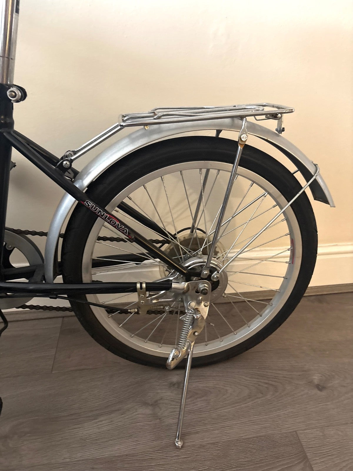 SUNLOVA Folding Bike 20” - Black and Grey