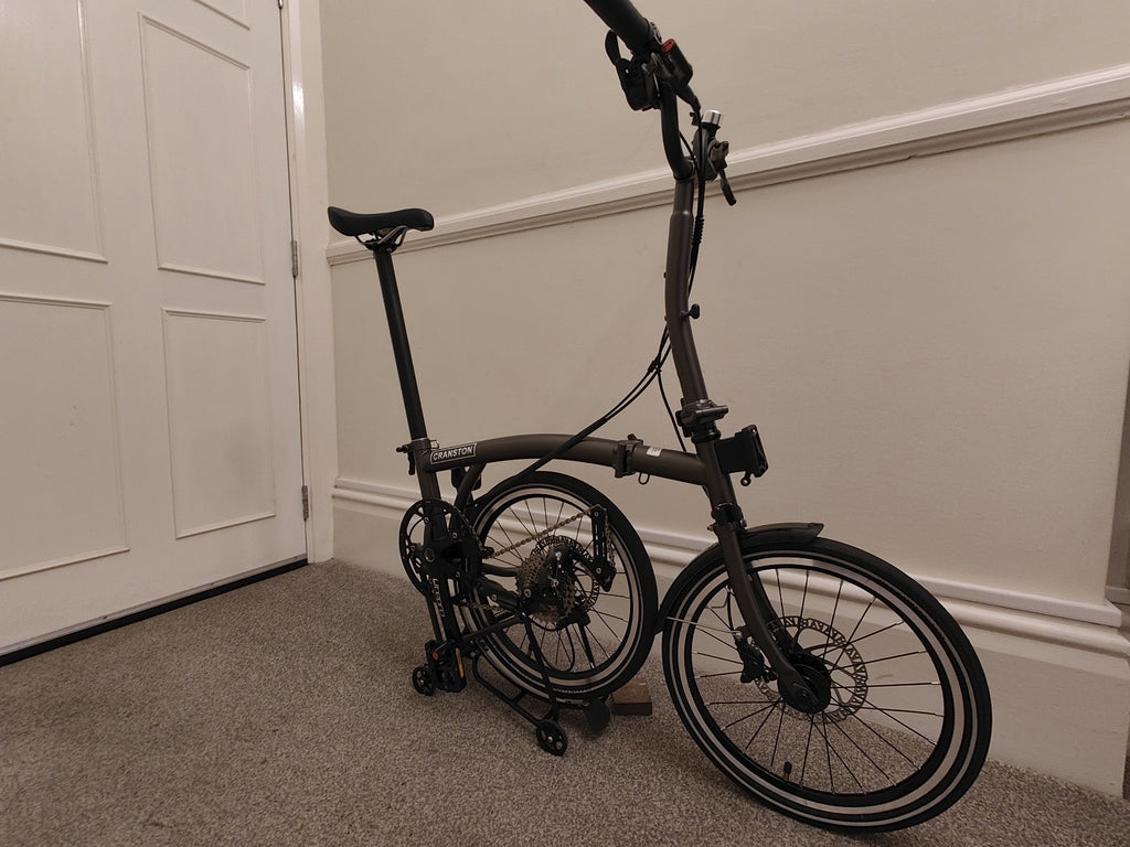 Cranston D9 Brompton‑style Folding Bike 9‑Speed Shimano Hydraulic Disc 16"