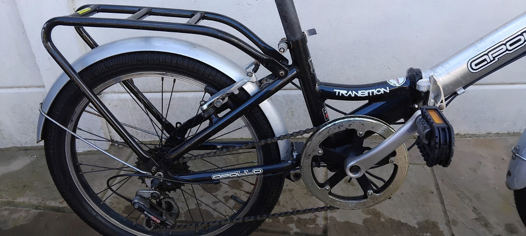 Folding Bike Apollo Transit 20”wheels Aluminium Frame 6 Gears Revoshift
