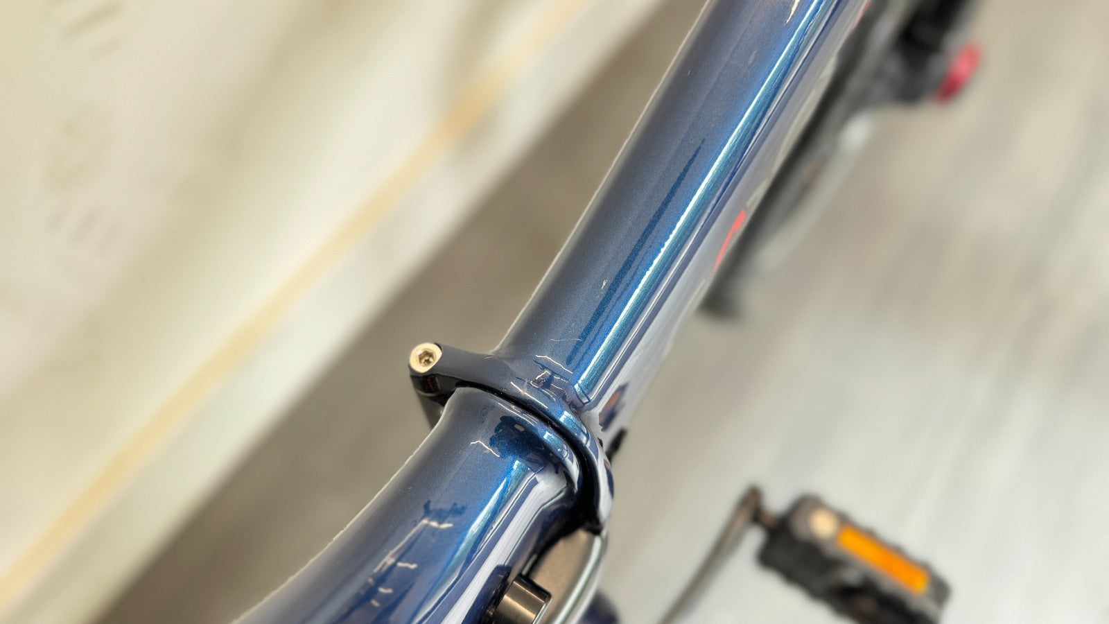 GoCycle GX Blue Folding Bike with only 200 miles Mudguards lights EXCELLENT
