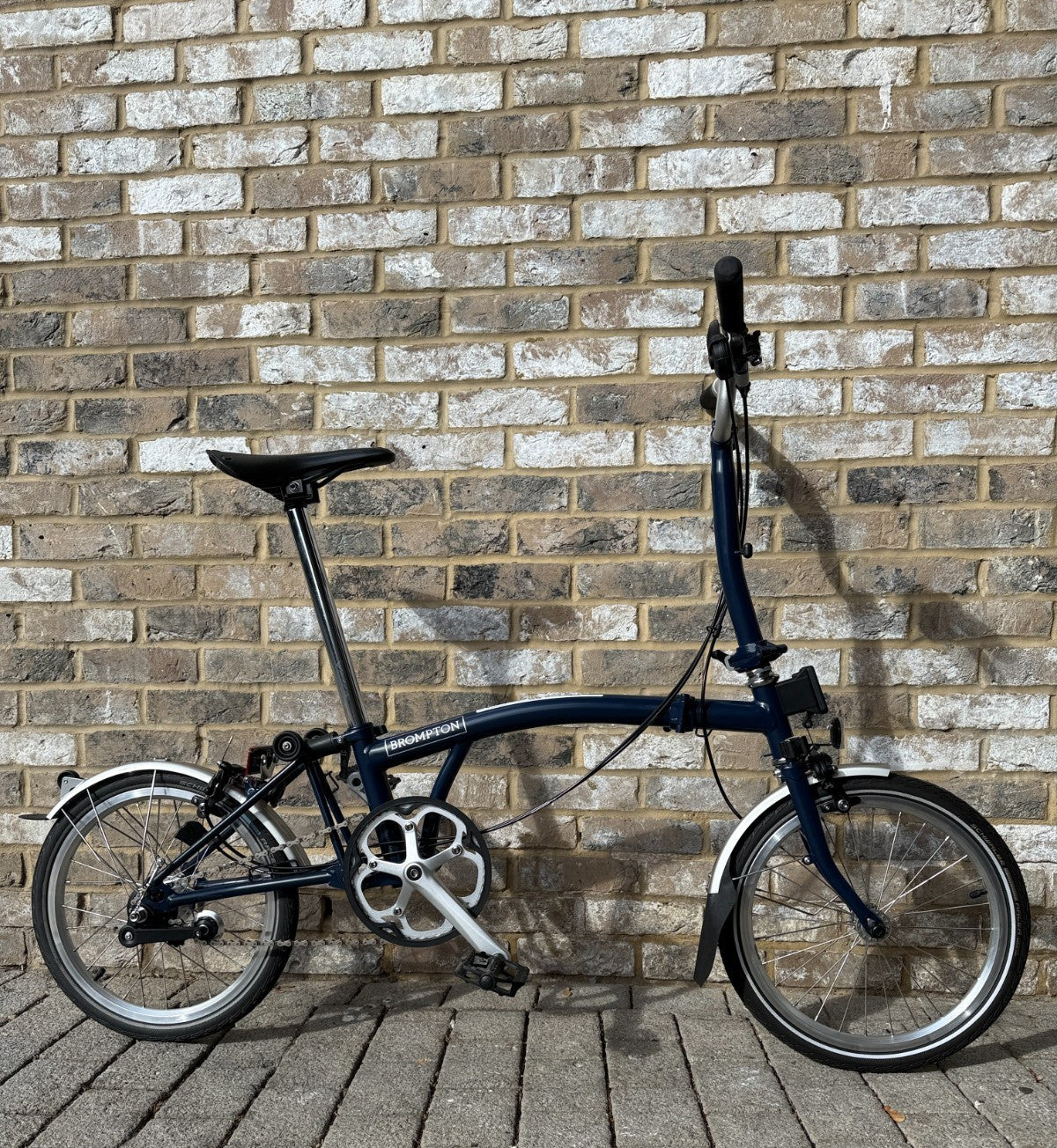 Brompton Tempest Blue 3 Speed Mid C Line M3L - Great Condition - World Shipping