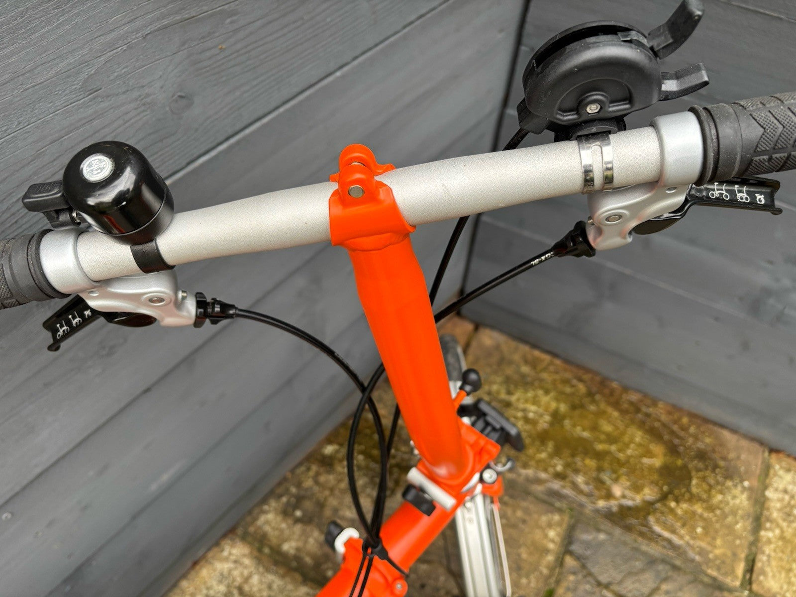 Brompton S3L folding bicycle C Line Equivalent in Orange - Test Ridden Only