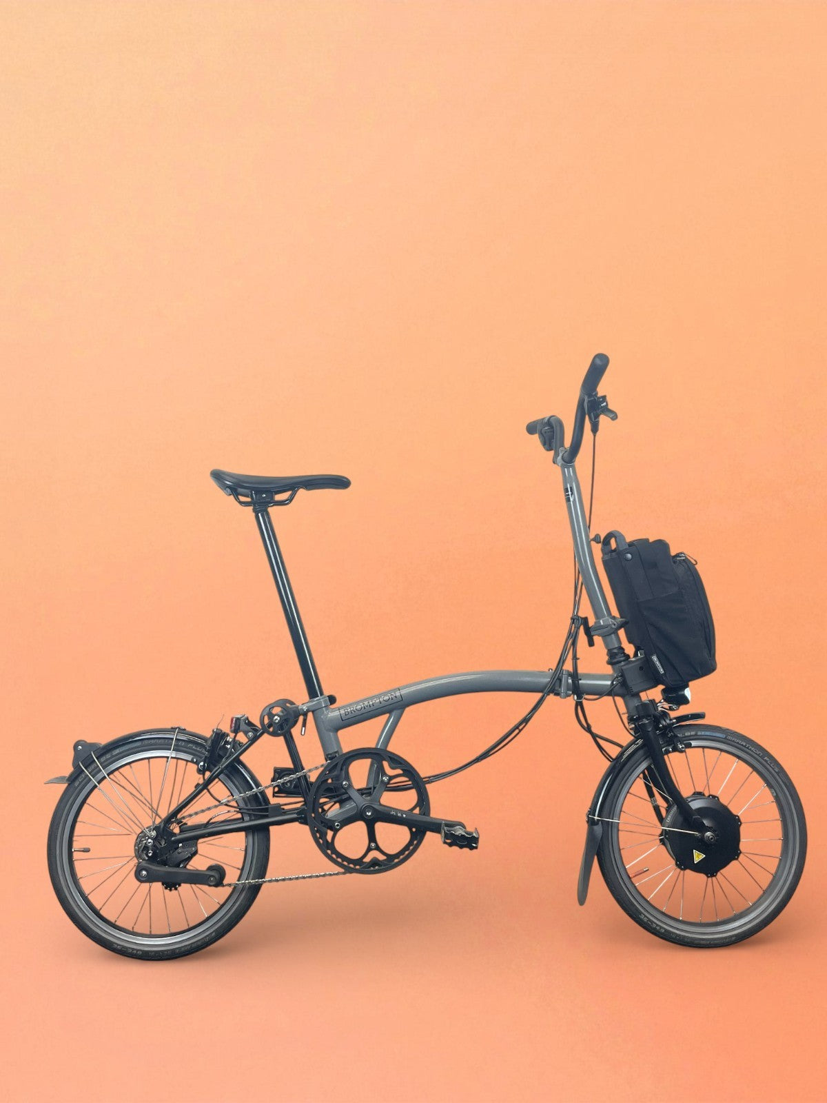 Brompton P Line Urban ElectricBike - Storm Grey