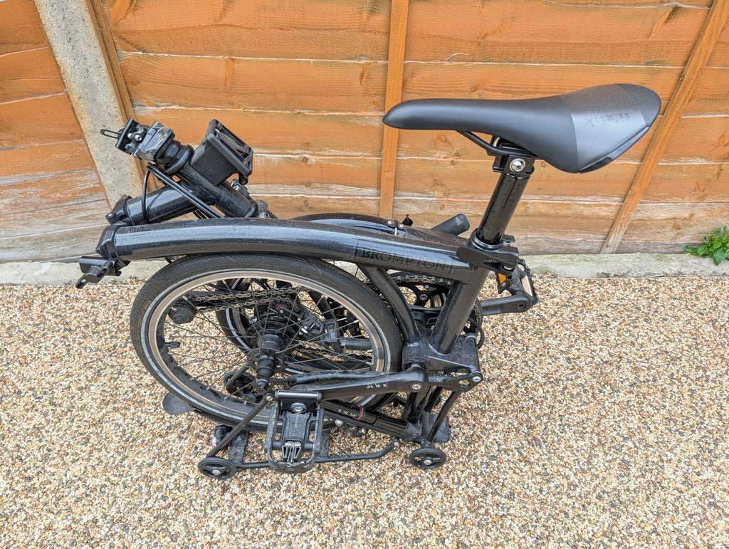 Brompton P Line 2023 Urban 4-Speed Black with Roller Frame