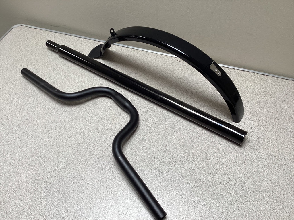 BROMPTON (R TYPE ) MUDGUARD BLADE / EXTENDED SEATPOST / MID/HIGH HANDLEBAR  .