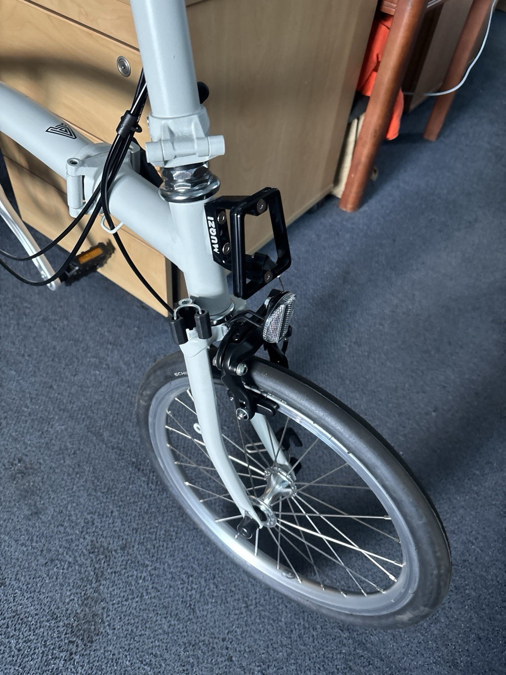 Brompton A Class Folding Bike With Upgrades Nearly New