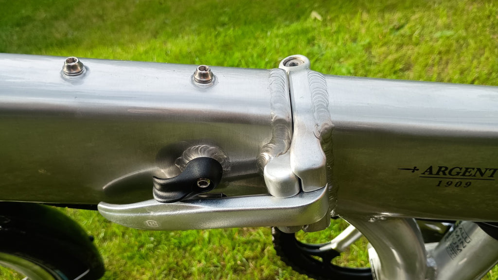 Folding Bike Bickerton 1909 Argent Country Quality Alloy 9 Speed Shimano Gears