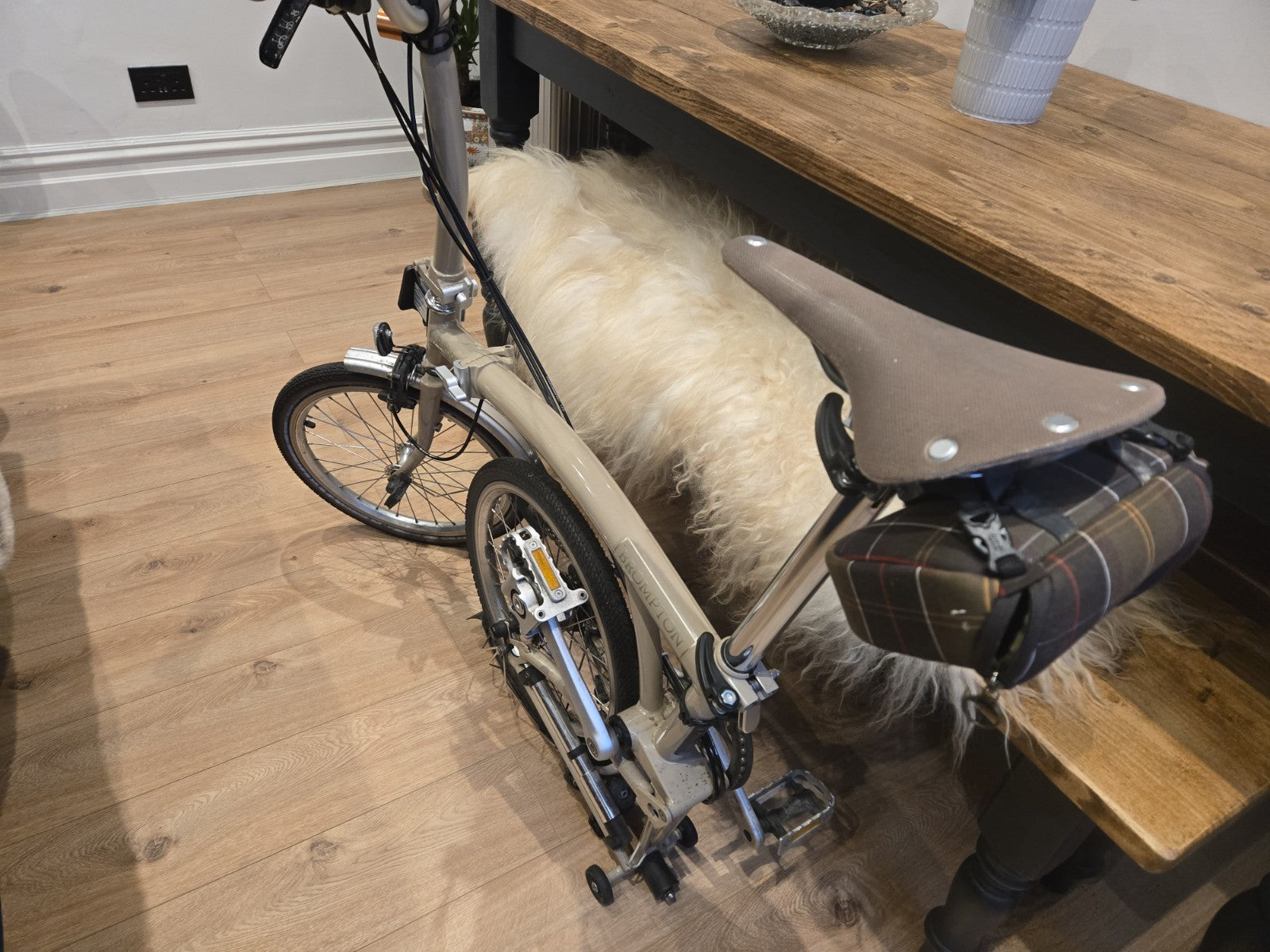 Brompton x Barbour Limited Edition Folding Bike – Rare – Great Condition