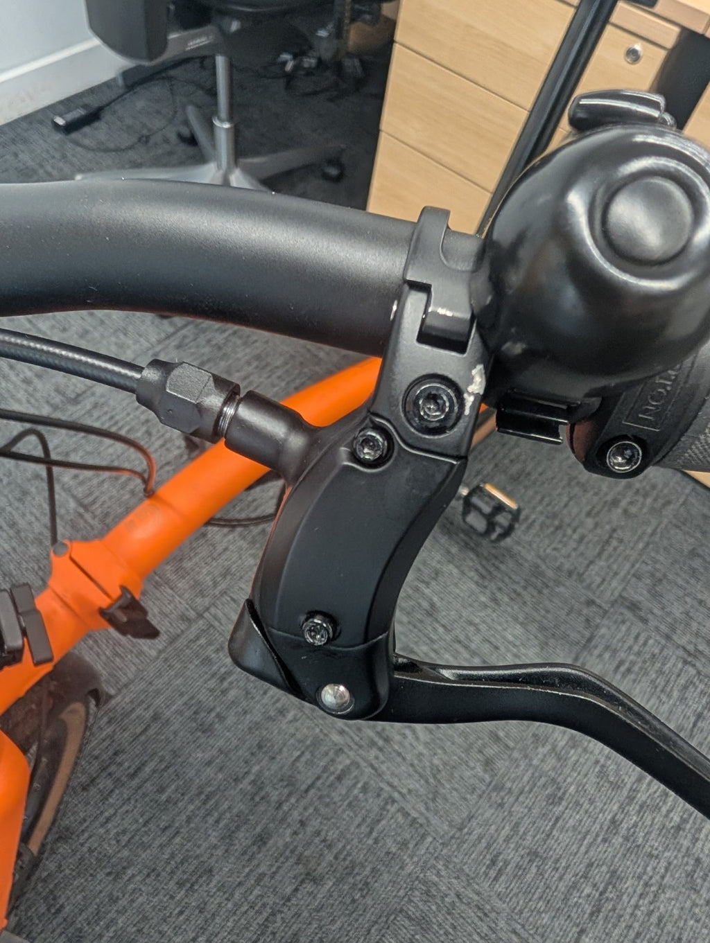 Brompton G Line 8-Speed Large Orange Excellent Condition