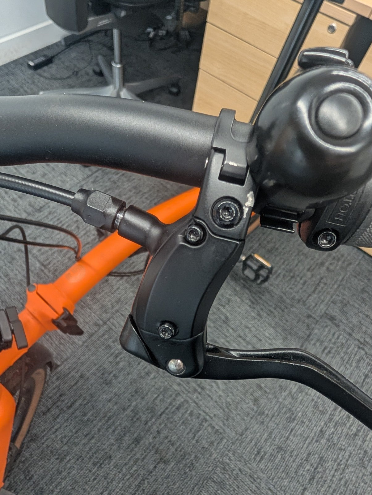 Brompton G Line 8-Speed Large Orange Excellent Condition