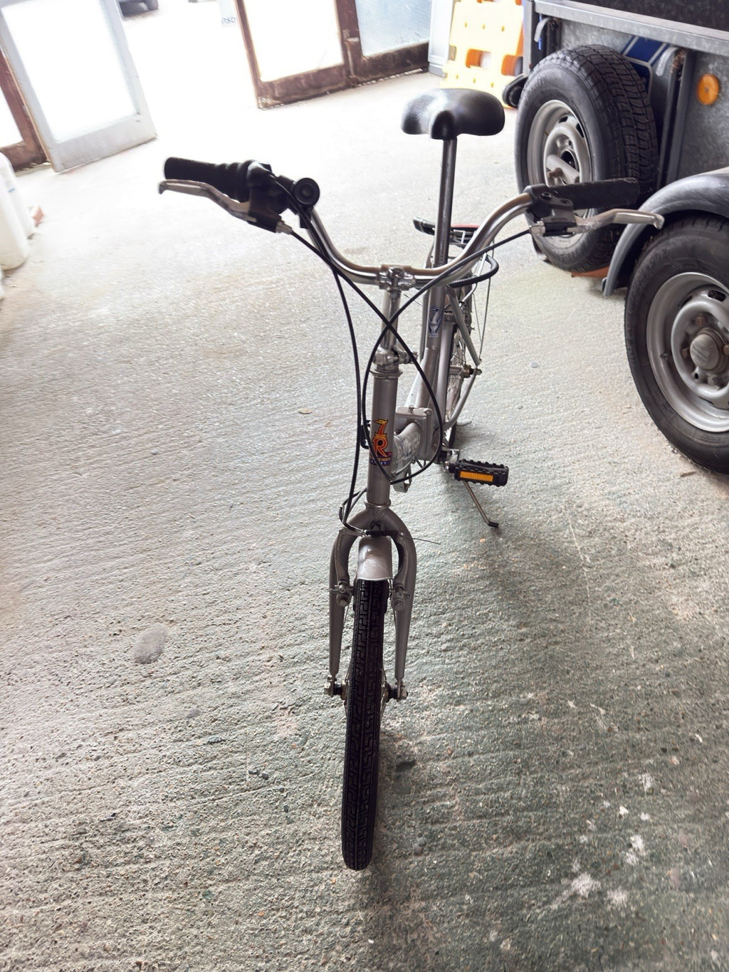 Raleigh Folding Bike with Parcel Shelf