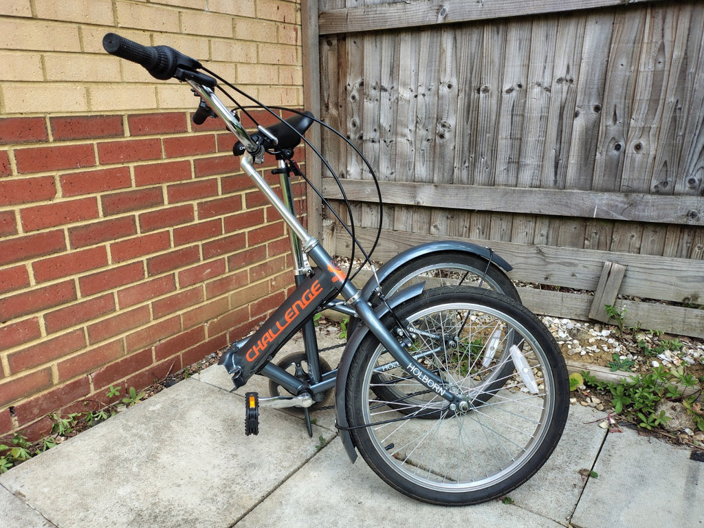Holborn Challenge 20-inch Unisex Folding Bike with Bent Derailleur