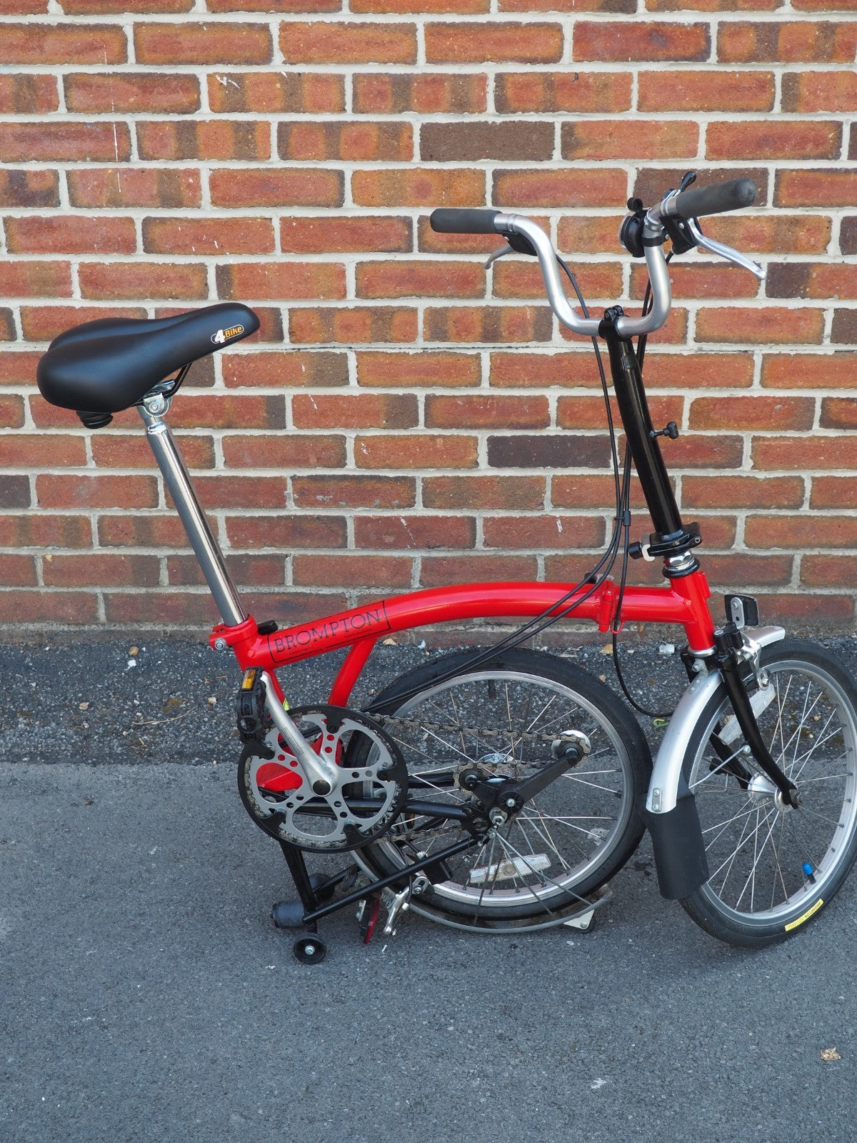 Brompton M3L Folding Bike, Red, 3-Speed — Original Owner Since 2000, Low Mileage