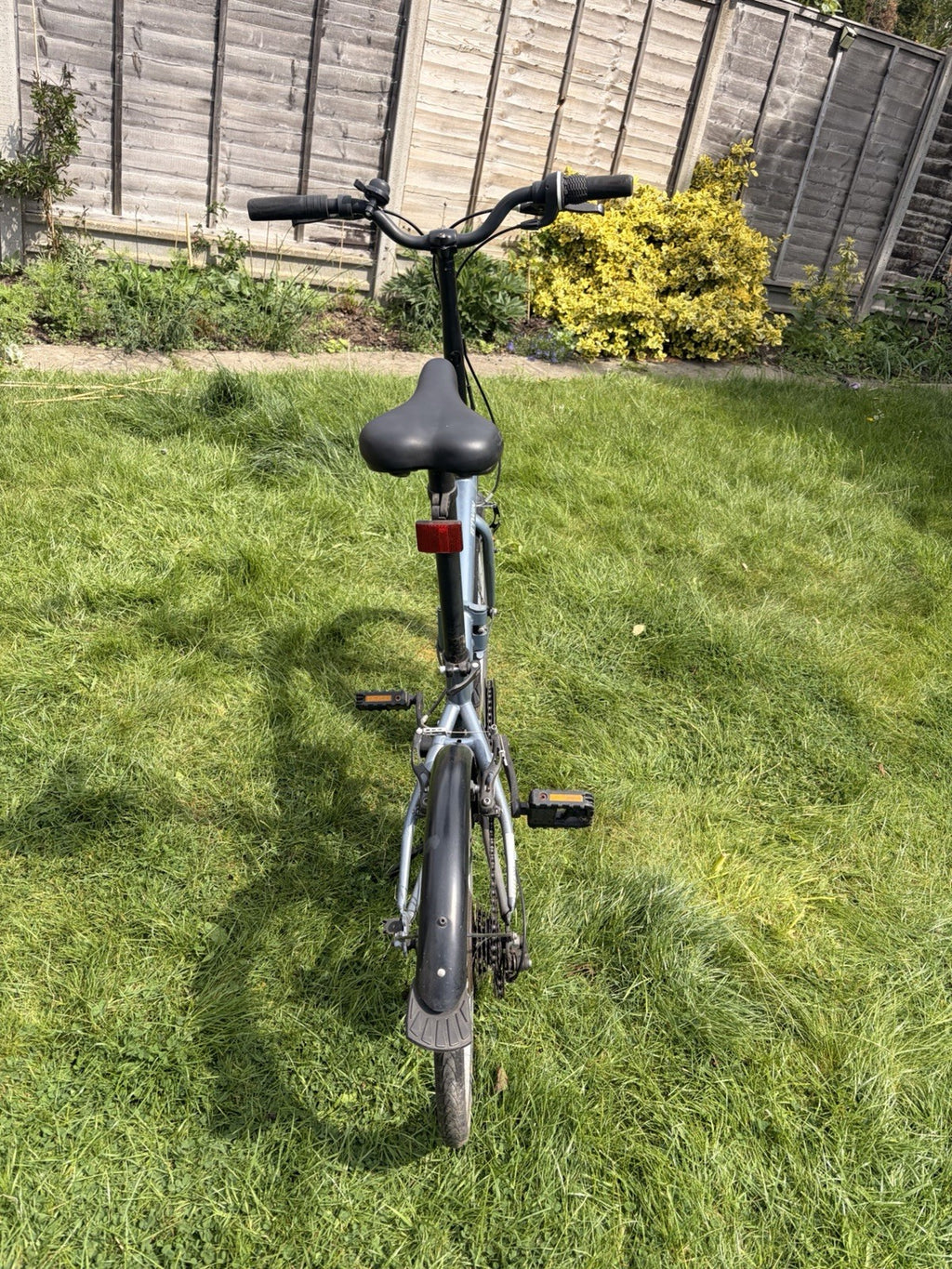 B'Twin Folding Bike Dark Blue Decathlon 20" Wheels Used