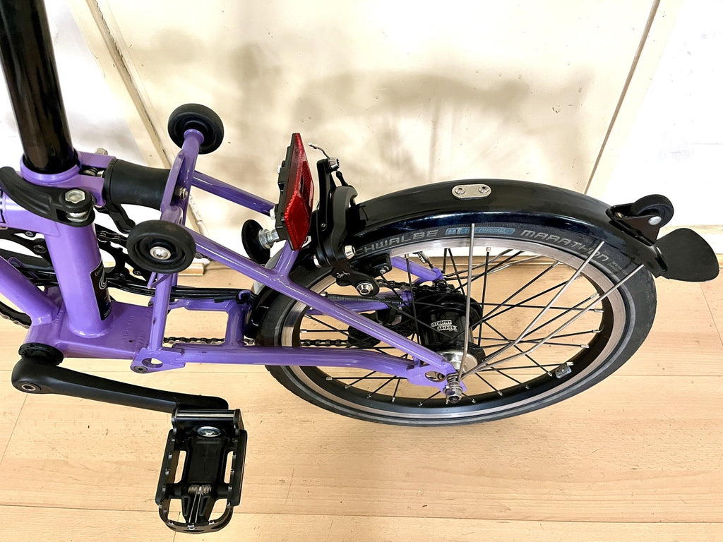 Brompton C Line Explore, 6-Speed, Pop Lilac, Black Ed, 2025 Mid, EXC COND