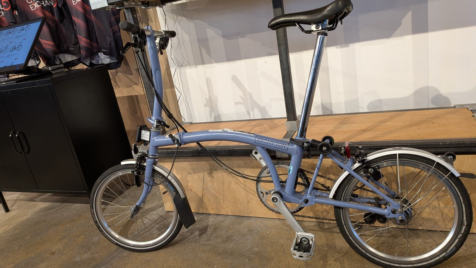 Brompton Bike Bon Sealine Model in Blue