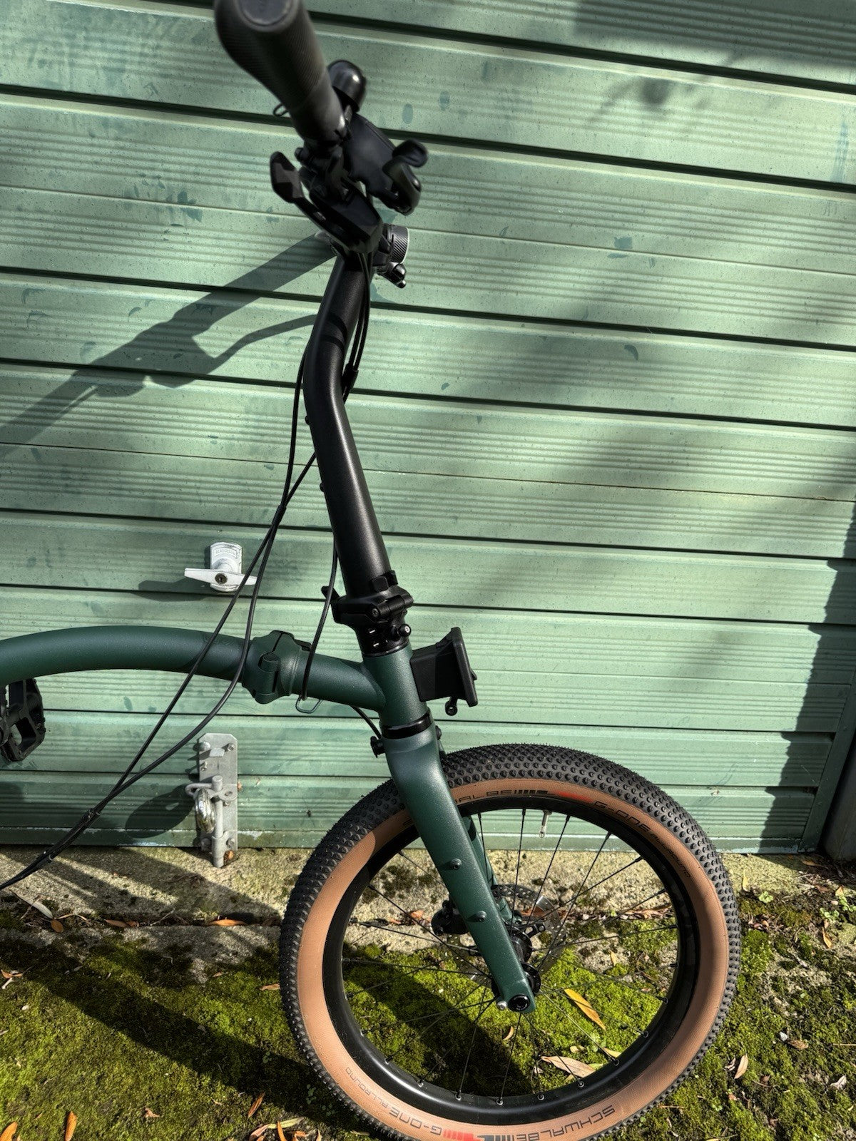 Brompton G-Line 8-Speed Folding Bike Forest Green Medium Frame Excellent Cond