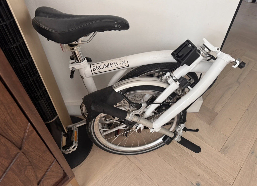 Brompton S3L Folding Bike 3-Speed - WHITE, Camden