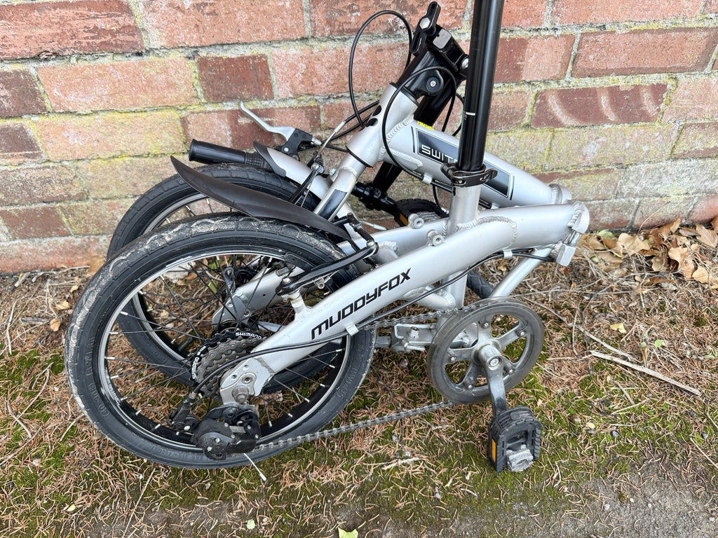 Muddyfox Switch 16 Folding Bike Silver Edition Good & Clean Condition