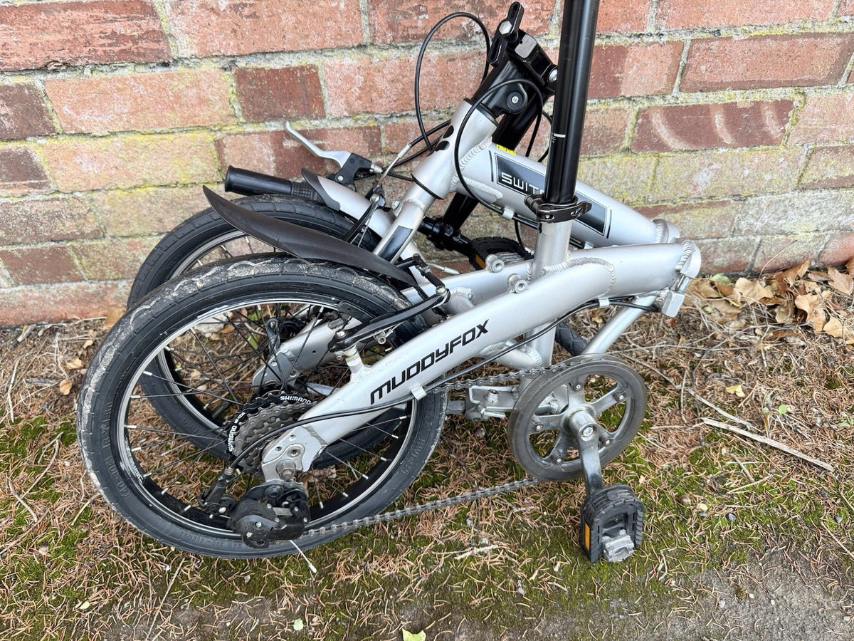 Muddyfox Switch 16 Folding Bike Silver Edition Good & Clean Condition